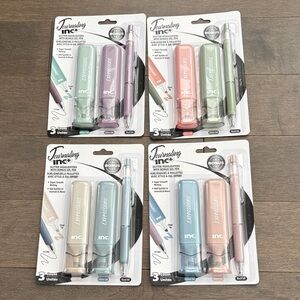 JOURNALING BY INC Glitter Highlighters & Pens Set, Sparkle Writing Art Colour